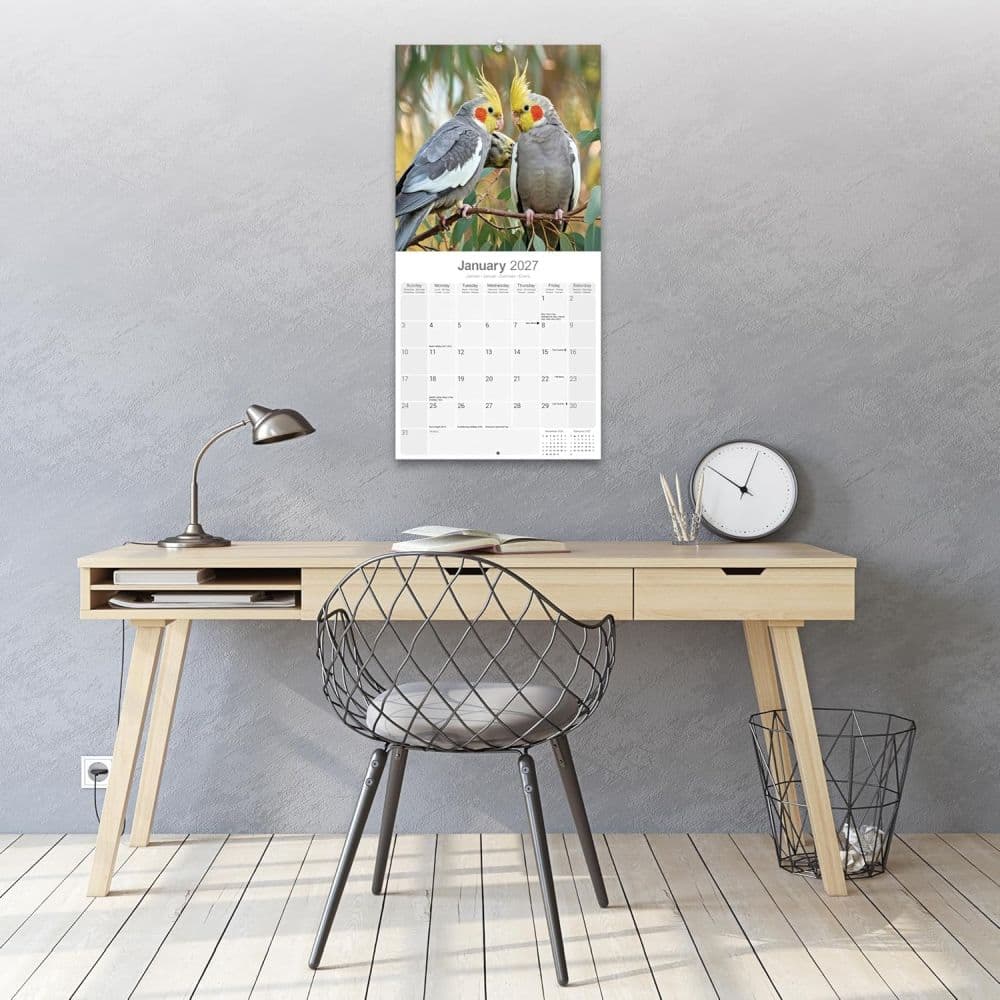 Cockatiels 2027 Wall Calendar Third Alternate Image