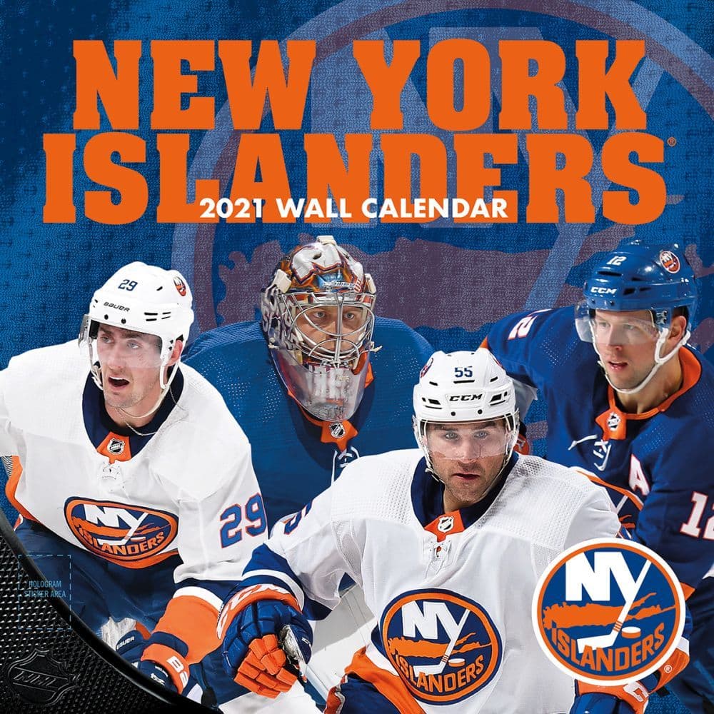 New York Islanders 2021 calendars