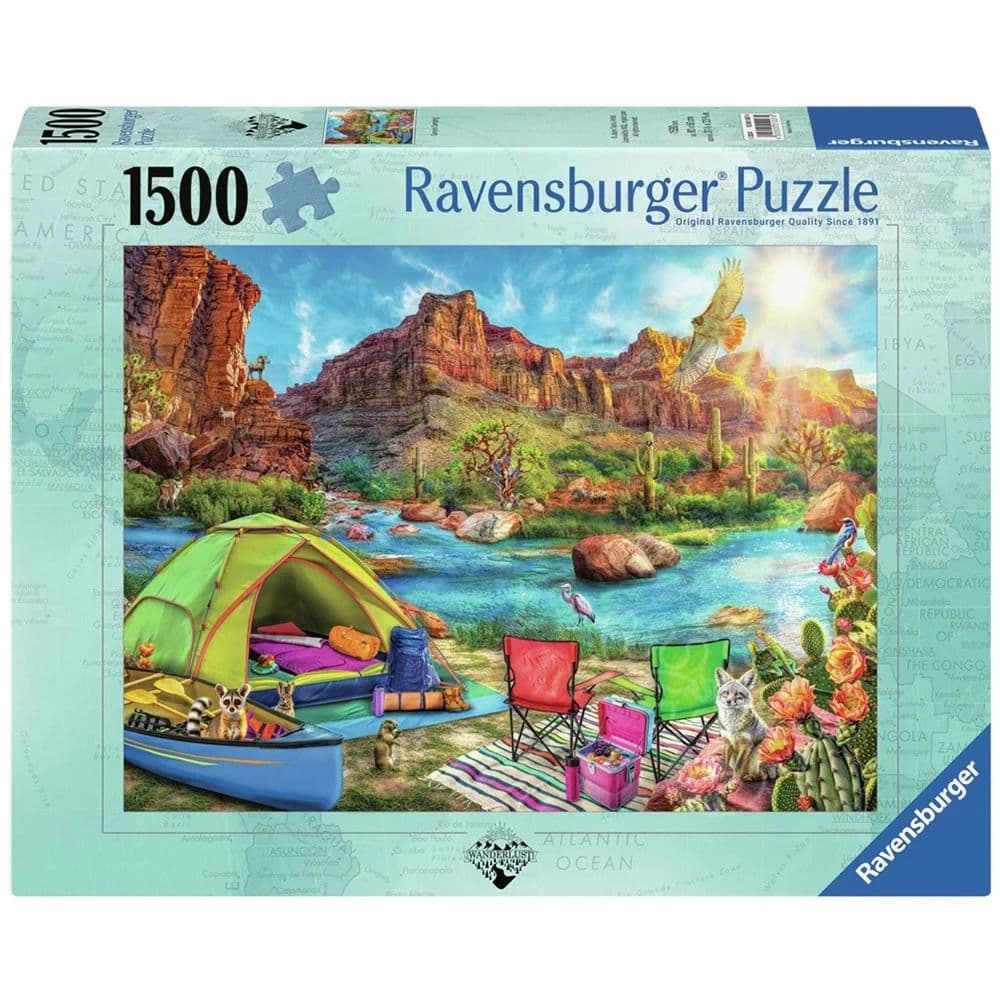 Canyon Camping 1500 Piece Puzzle