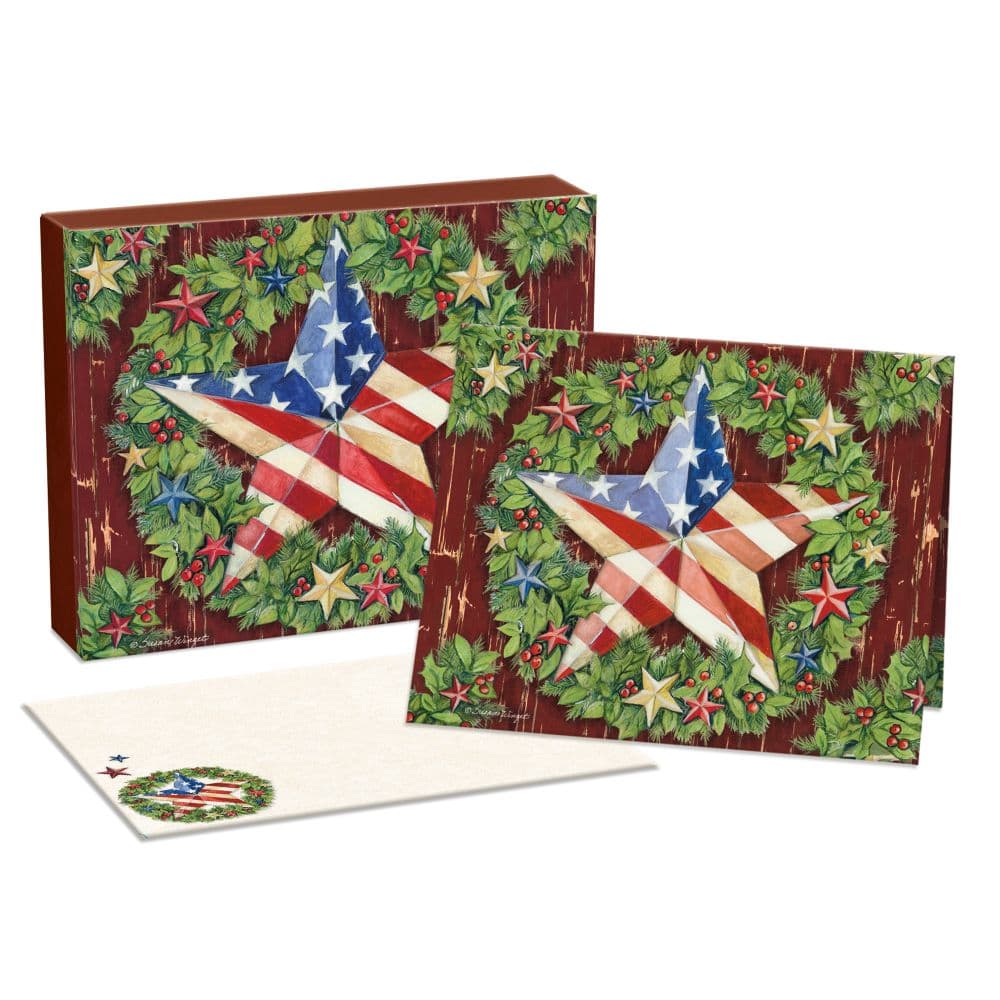 Americana Christmas by Susan Winget Boxed Christmas Cards Main Image