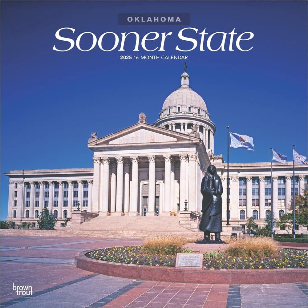 Sooner State Oklahoma 2025 Wall Calendar