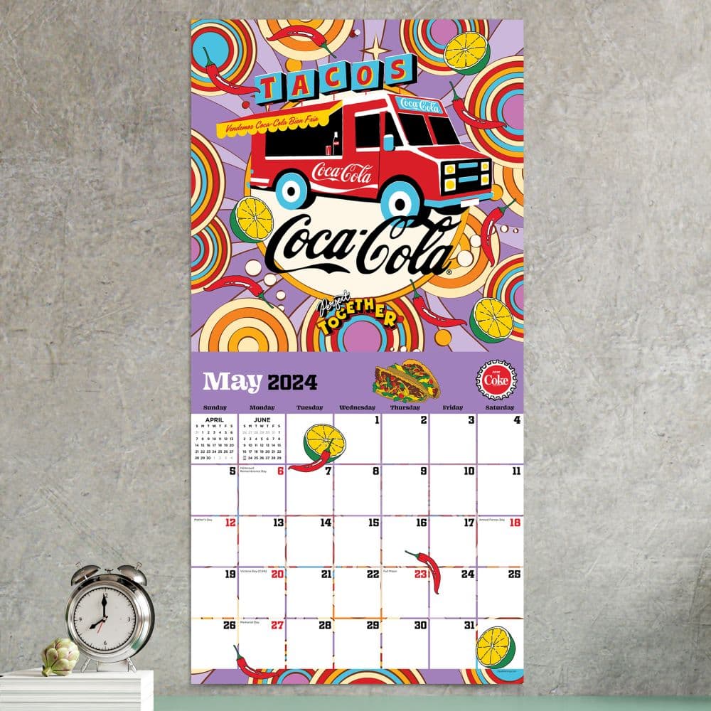 Coca Cola Highway 66 2024 Wall Calendar Third Alternate Image width=&quot;1000&quot; height=&quot;1000&quot;