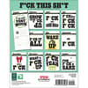 image Fck This Sht BIG 2025 Mini Wall Calendar First Alternate Image width=&quot;1000&quot; height=&quot;1000&quot;