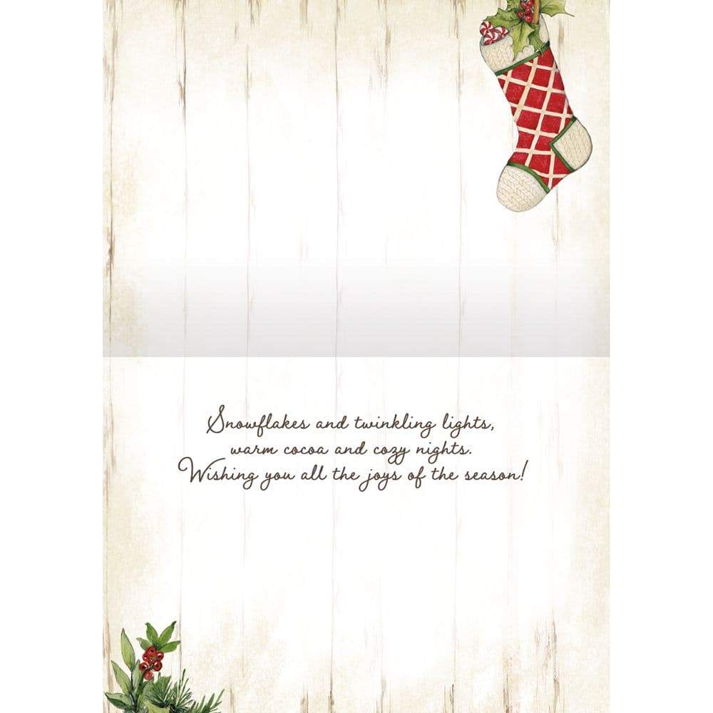 Holiday Stockings Petite Christmas Cards First Alternate Image