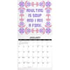 image Bitchin Cross Stitchin 2026 Wall Calendar Second Alternate Image