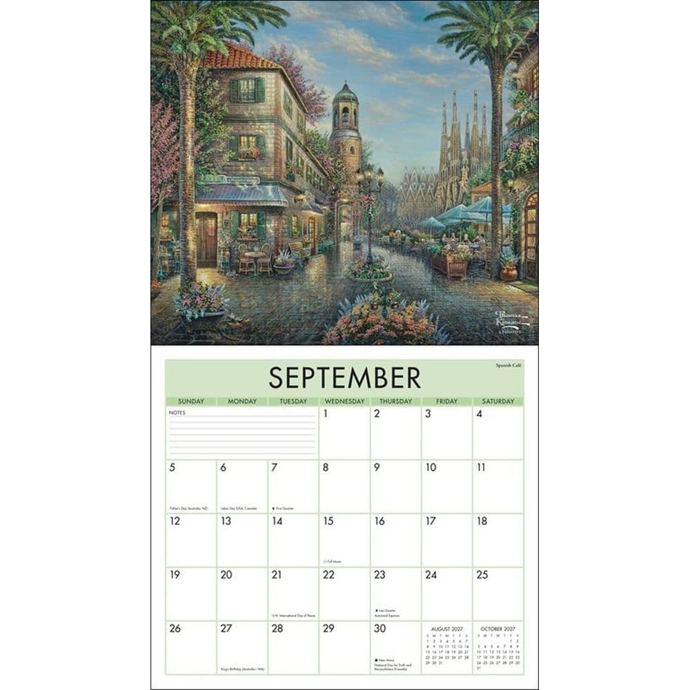 Thomas Kinkade Studios 2027 Wall Calendar Fifth Alternate Image