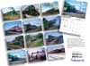 image Pennsylvania Trains Railroad 2025 Wall Calendar back 