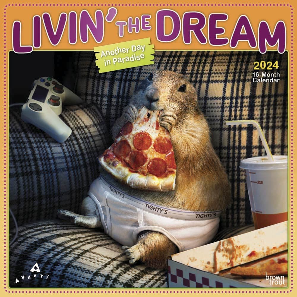 Avanti Living the Dream 2024 Wall Calendar