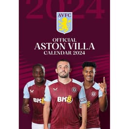 Aston Villa FC Poster 2024 Wall Calendar