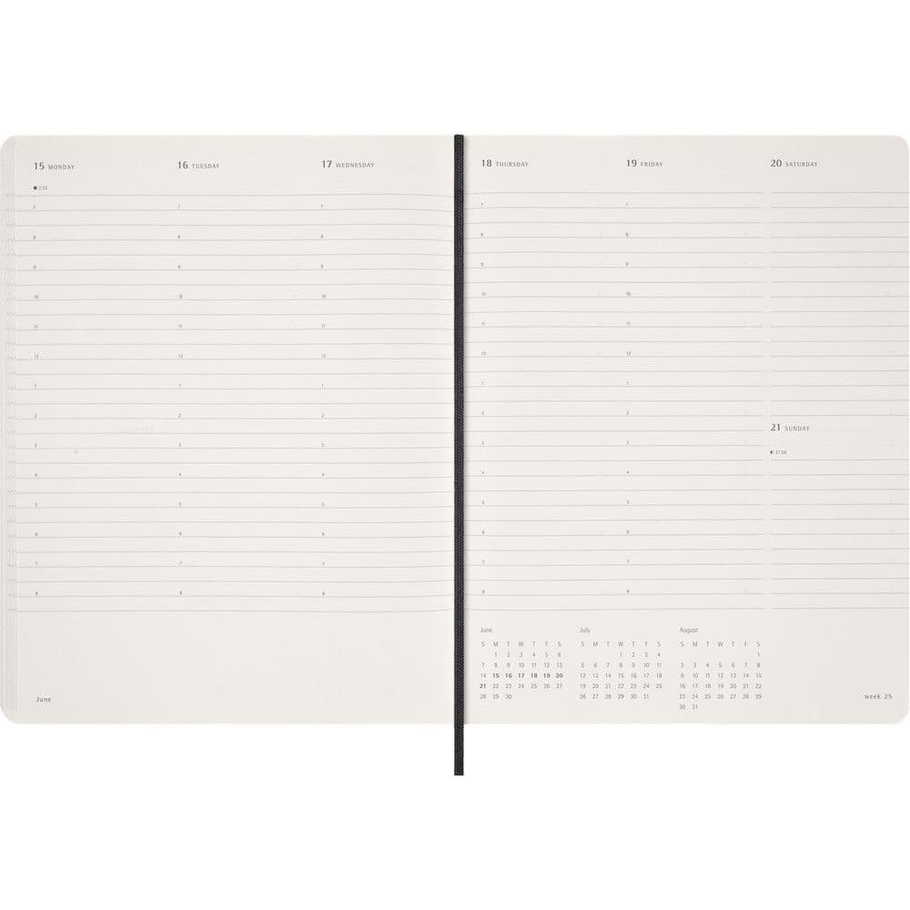 Black Weekly 2026 Planner Sixth Alternate Image