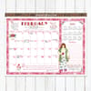 image Susan Branch Large Desk Pad Monthly Blotter Calendar First Alternate Image