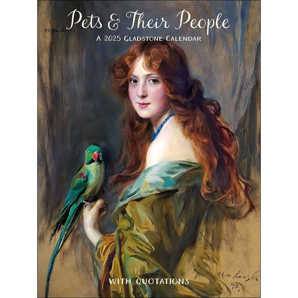 Pets and their People Slim 2025 Wall Calendar Main Image