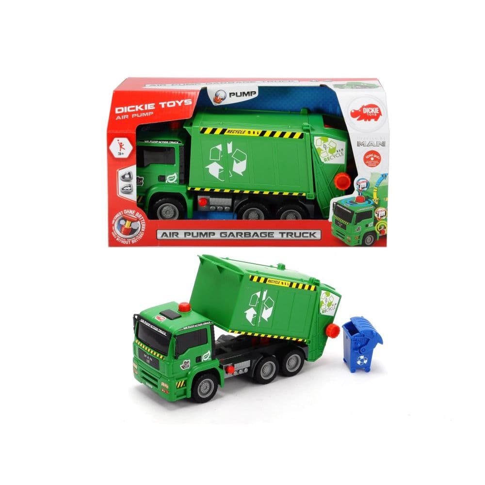 dickie toys air pump garbage truck