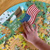 image Map of USA 150 Piece Round Puzzle Sixth Alternate Image