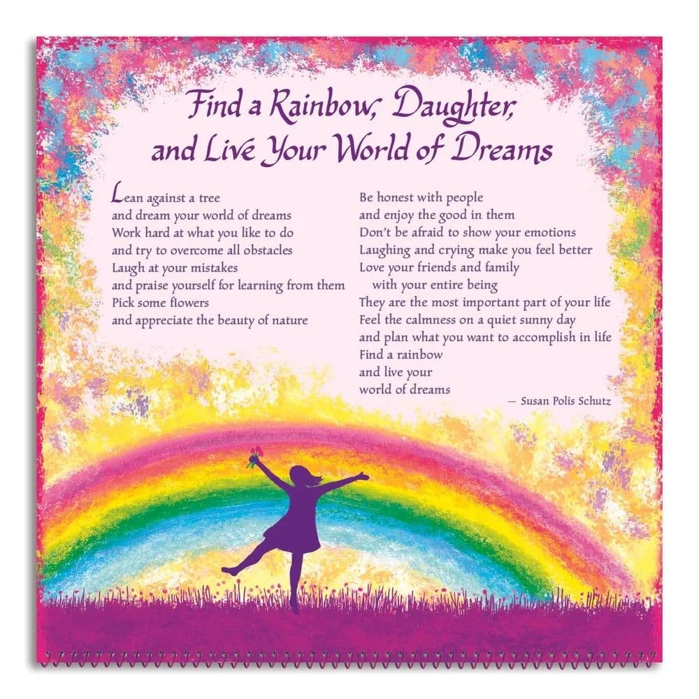 My Daughter I Couldn't Be More Proud Of You 2026 Wall Calendar Fourth Alternate Image