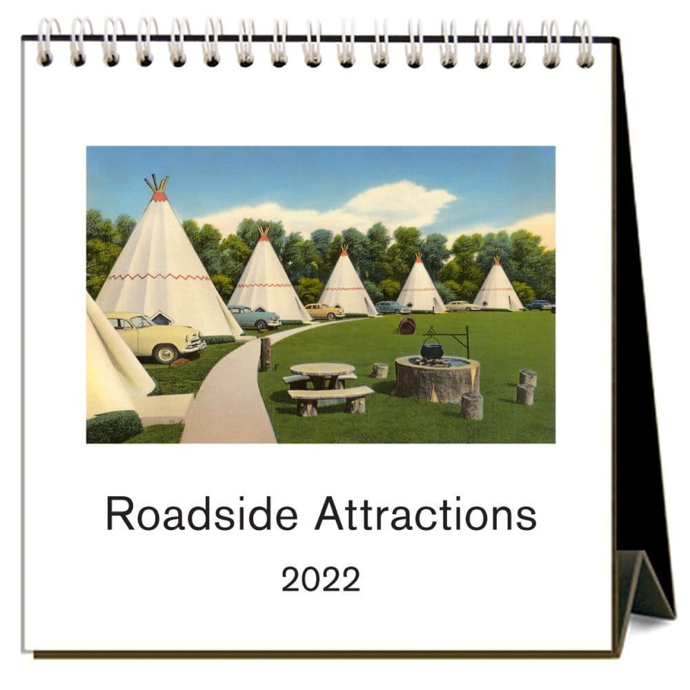 Roadside Attractions 2022 Desk Calendar