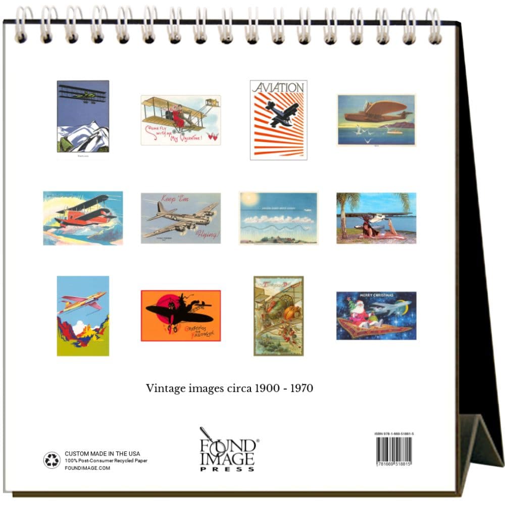 Aviation 2025 Easel Desk Calendar First Alternate Image width="1000" height="1000"