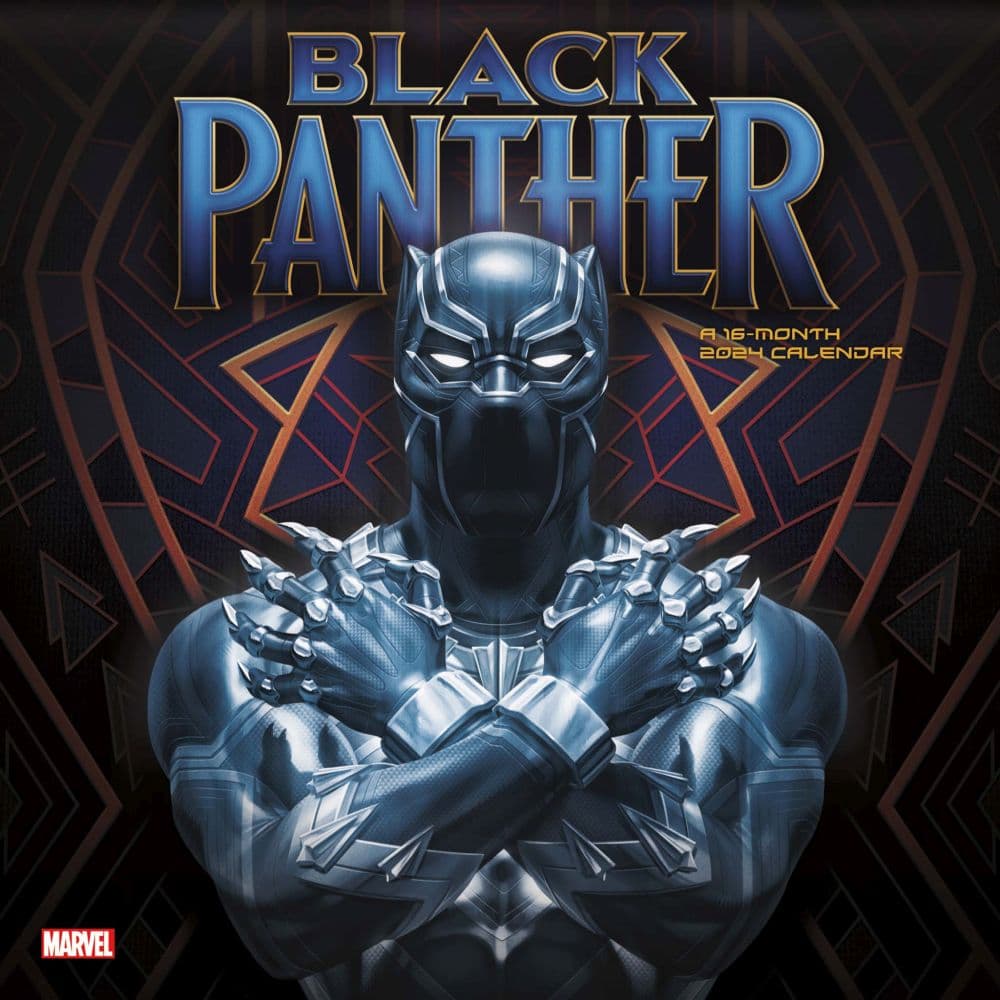 Black Panther 2 Wakanda 2024 Wall Calendar