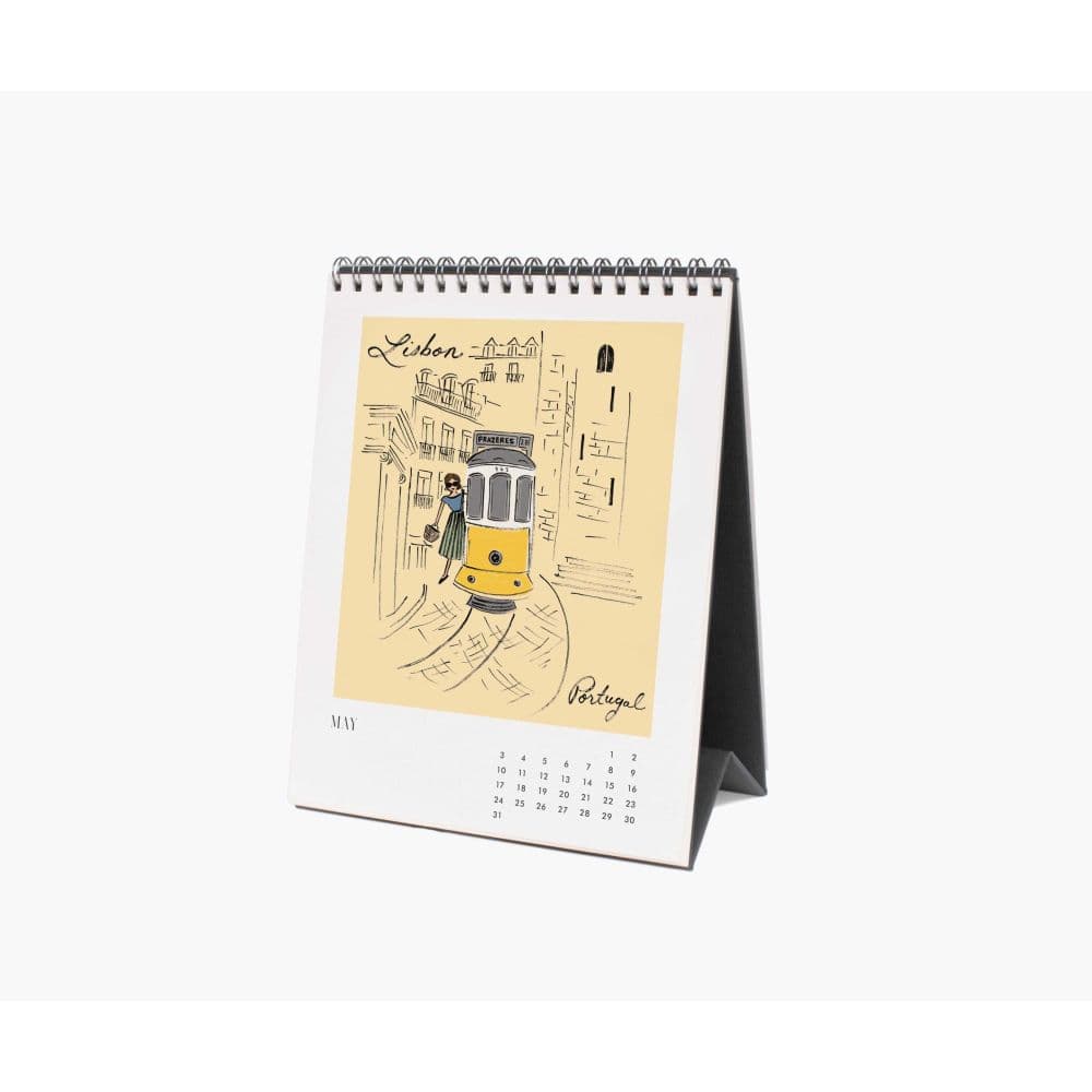 Travel Sketchbook 2026 Easel Desk Calendar Fifth Alternate Image