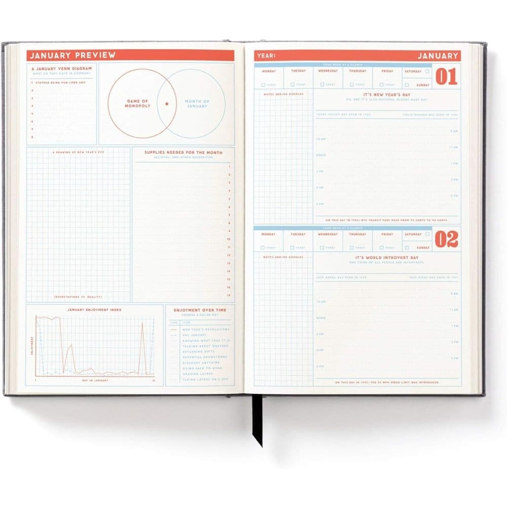 Perpetually Late Show Undated Planner First Alternate Image