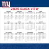 image NFL New York Giants 2025 Desk Calendar Third Alternate Image