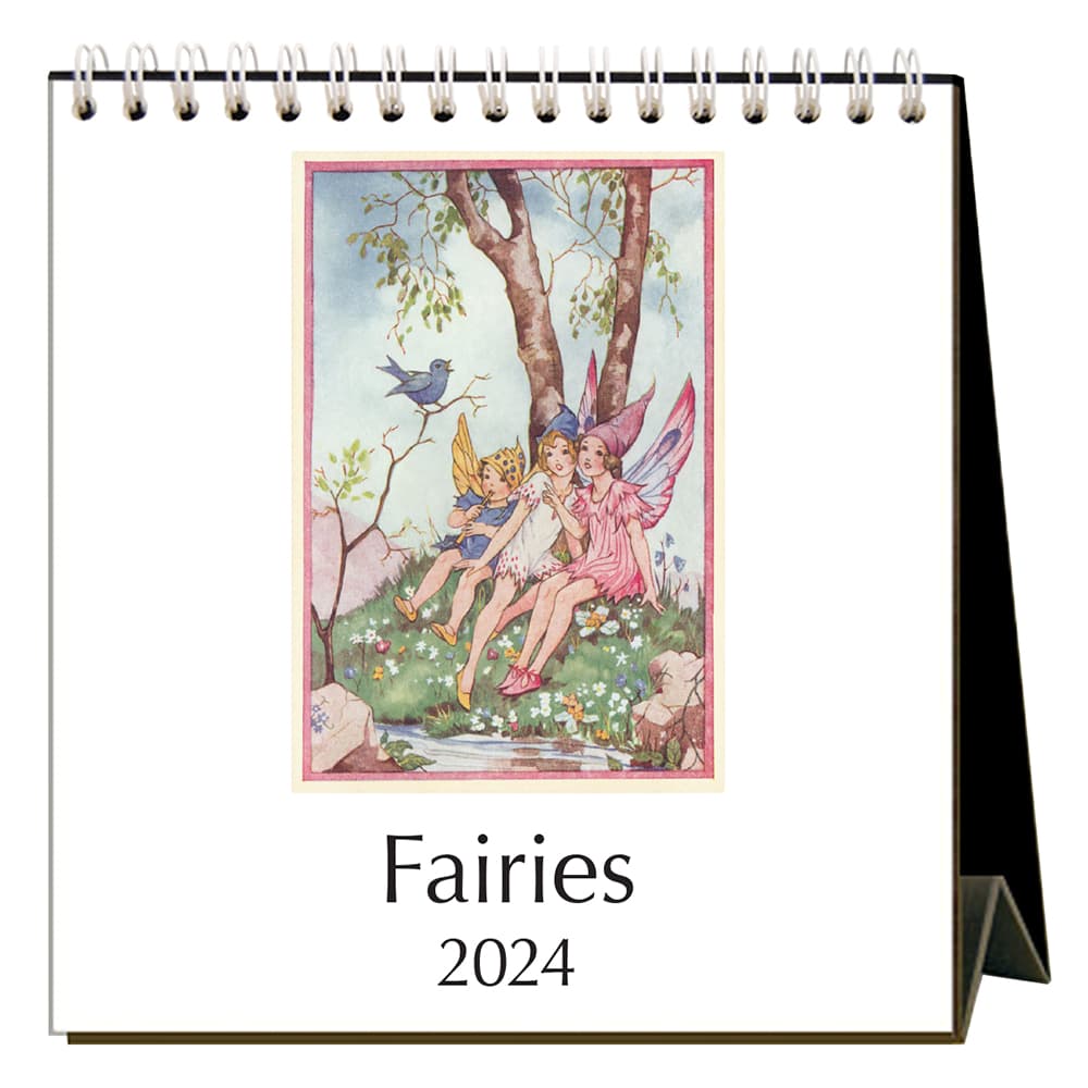 Fairies 2024 Easel Desk Calendar