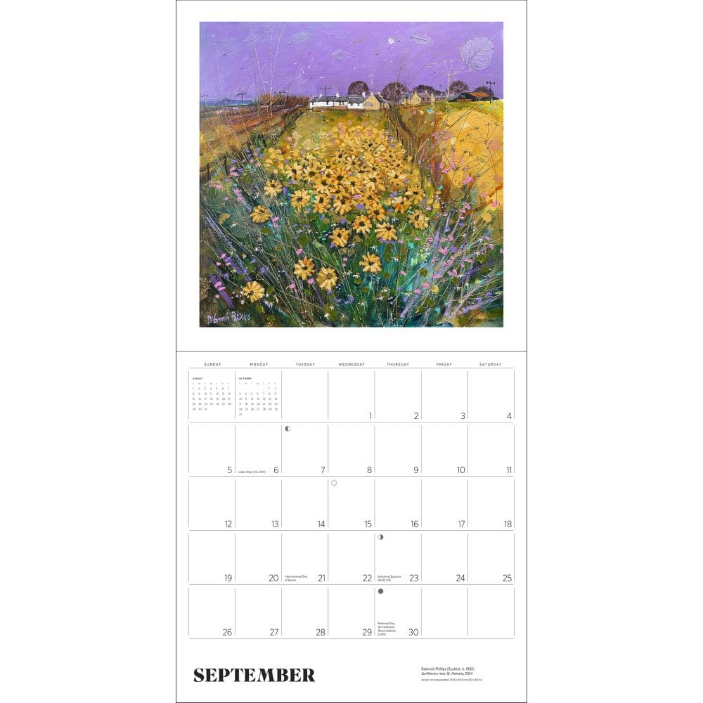 Scotland The Art of Deborah Philips 2027 Wall Calendar Fifth Alternate Image