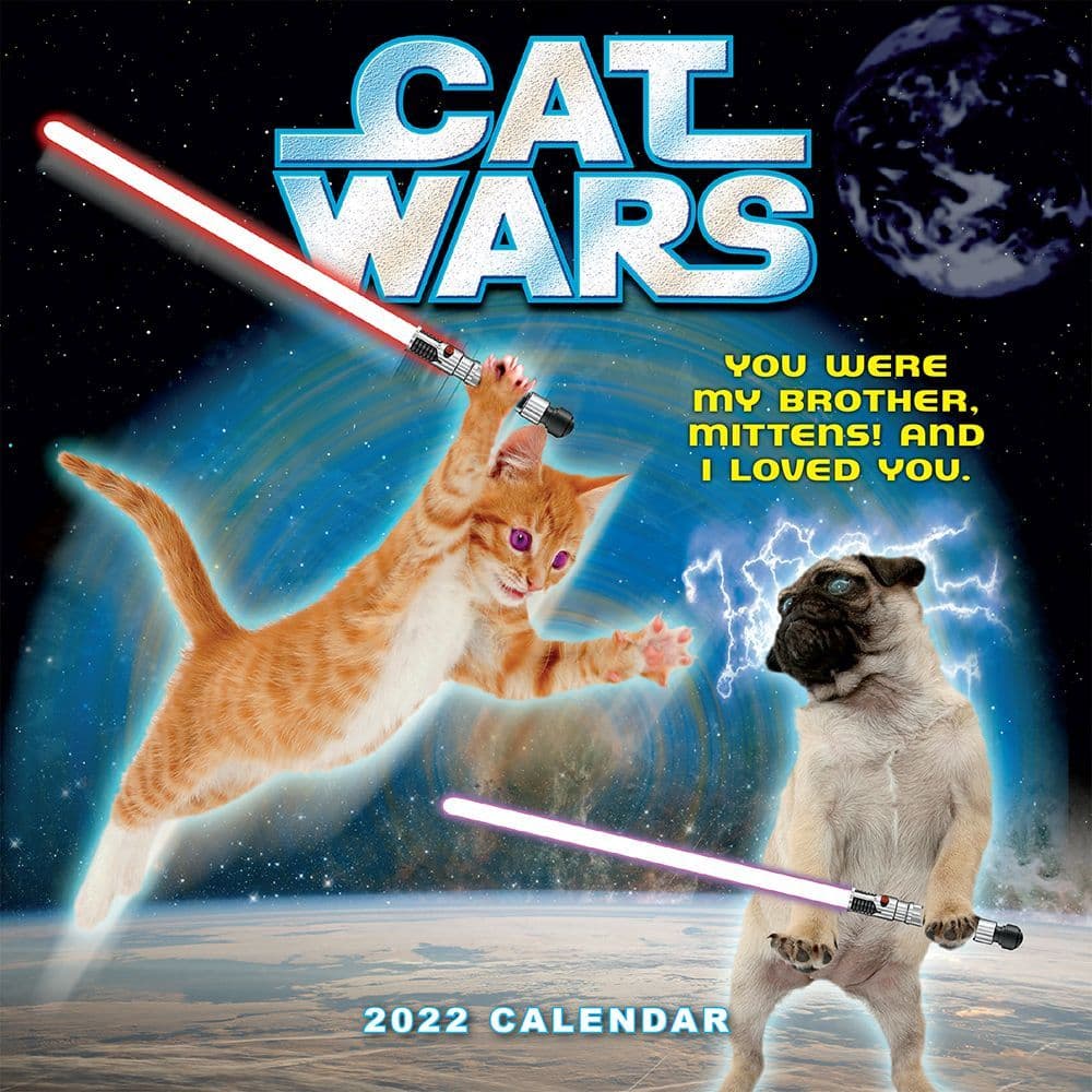 Cat Wars 2022 Mini Wall Calendar