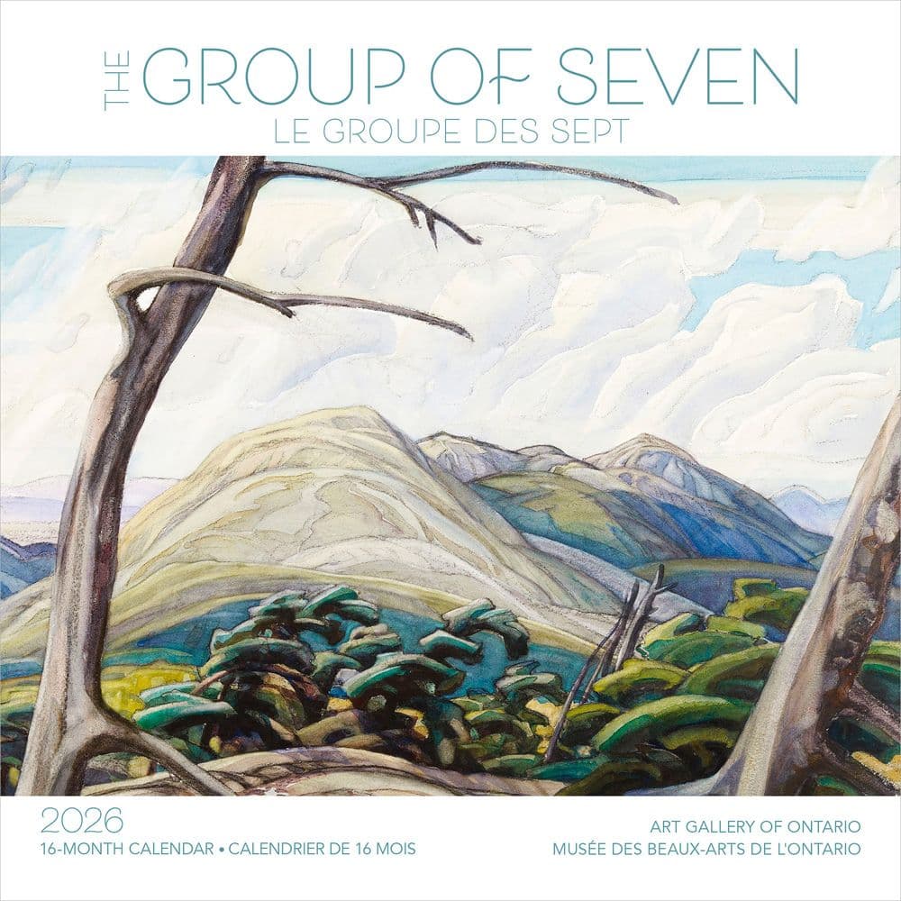 Group of Seven Art Gallery of Ontario French 2026 Wall Calendar Main Product Image