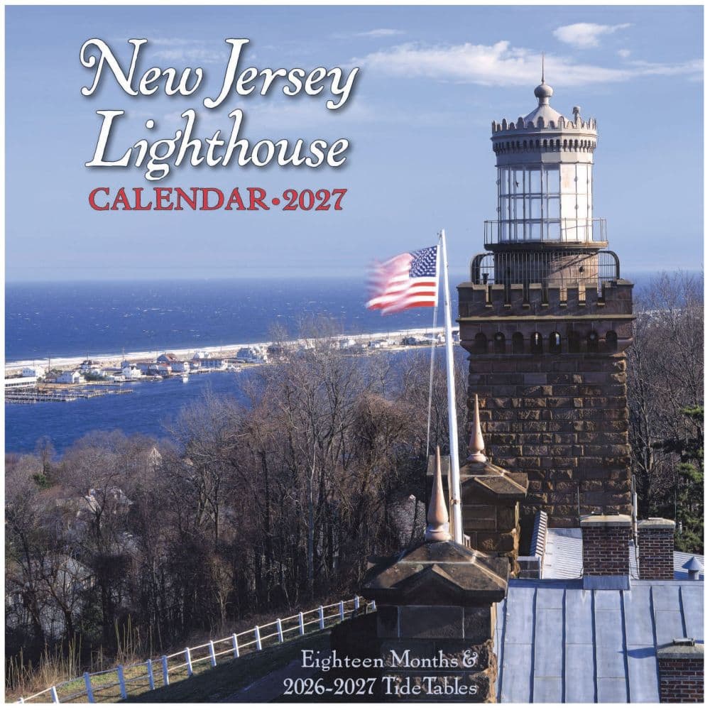 image New Jersey Lighthouse 2027 Wall Calendar Main Product Image