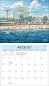 image Kinkade Painter of Light Scripture 2024 Wall Calendar August