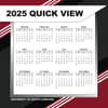 image COL South Carolina Gamecocks 2025 Desk Calendar