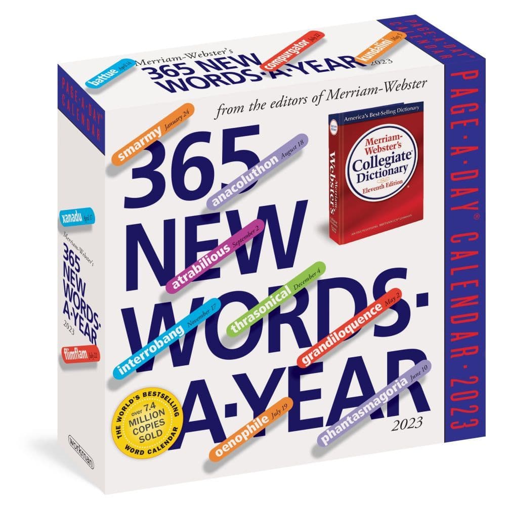 365 New Words-A-Year Page-A-Day 2023 Desk Calendar