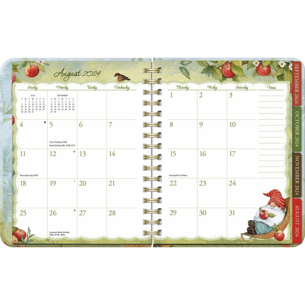 Gnome Sweet Gnome by Susan Winget 2025 Deluxe Planner First Alternate Image width=&quot;1000&quot; height=&quot;1000&quot;