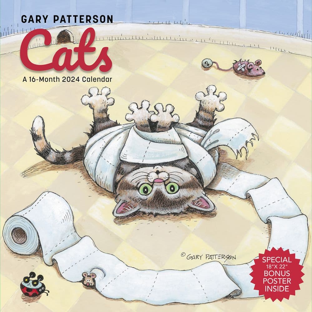 Patterson Cats 2024 Wall Calendar with Poster Main Image