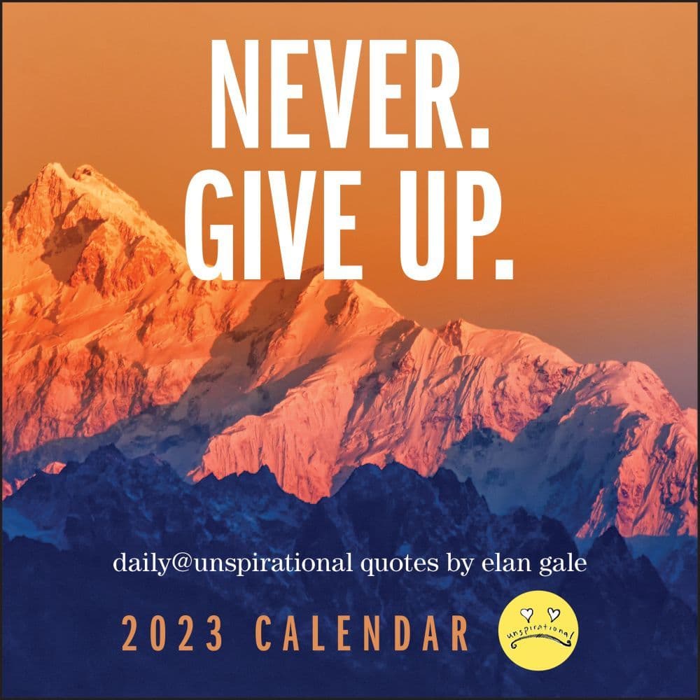 Unspirational 2023 Day to Day Calendar Calendars