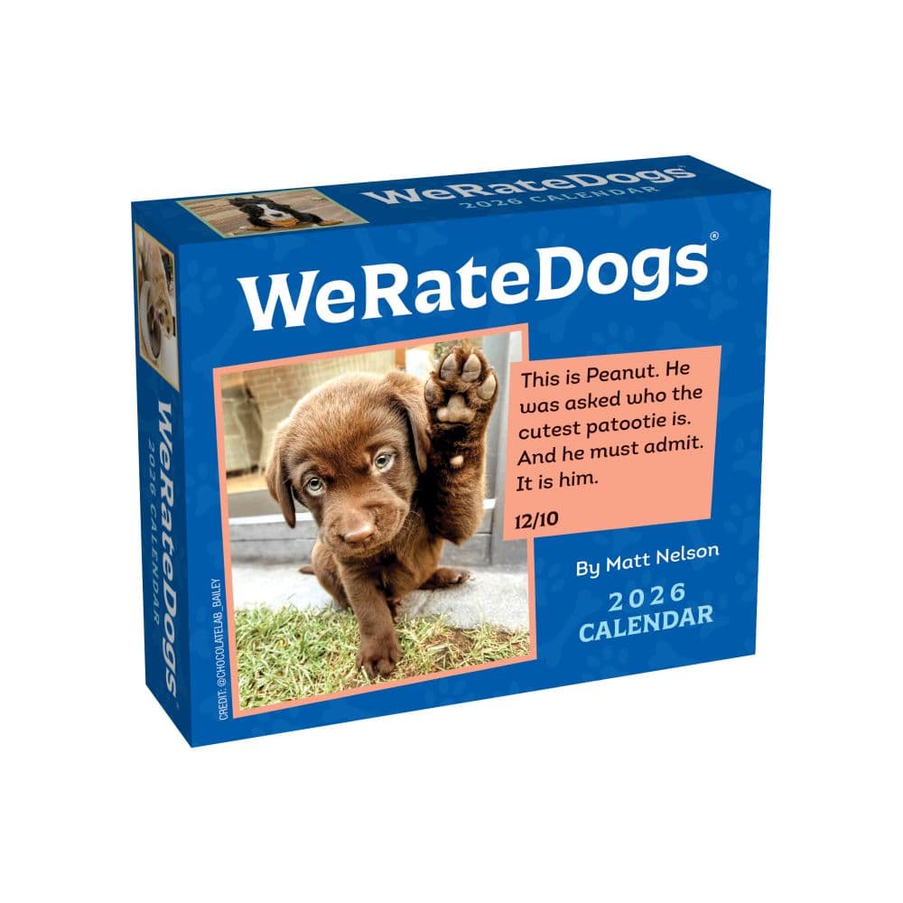 We Rate Dogs 2026 Desk Calendar Main Image
