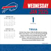 image NFL Buffalo Bills 2025 Desk Calendar First Alternate Image