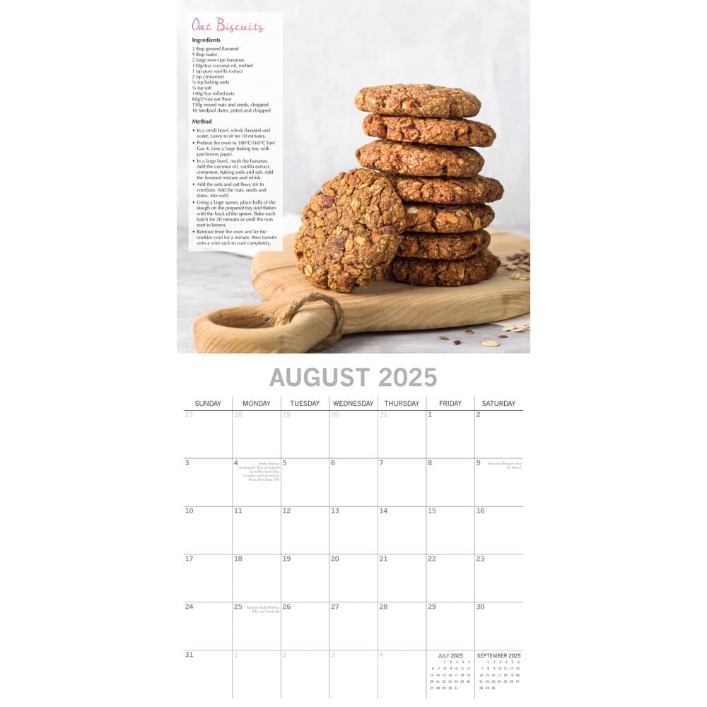 Baking 2025 Wall Calendar