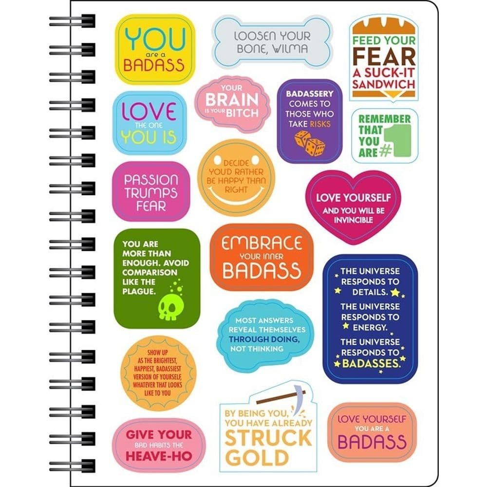 You Are a Badass 2026 Planner Tenth Alternate Image