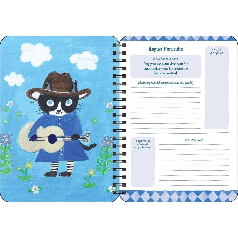 Diary of a Domestic Cat 2027 Monthly Planner by Sally Welchman Second Alternate Image