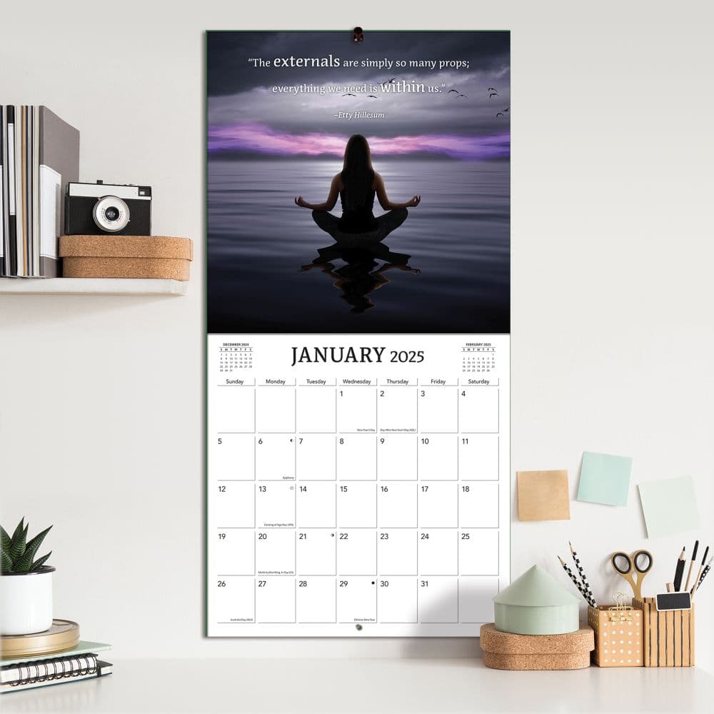 Zen Photo 2025 Wall Calendar Fourth Alternate Image