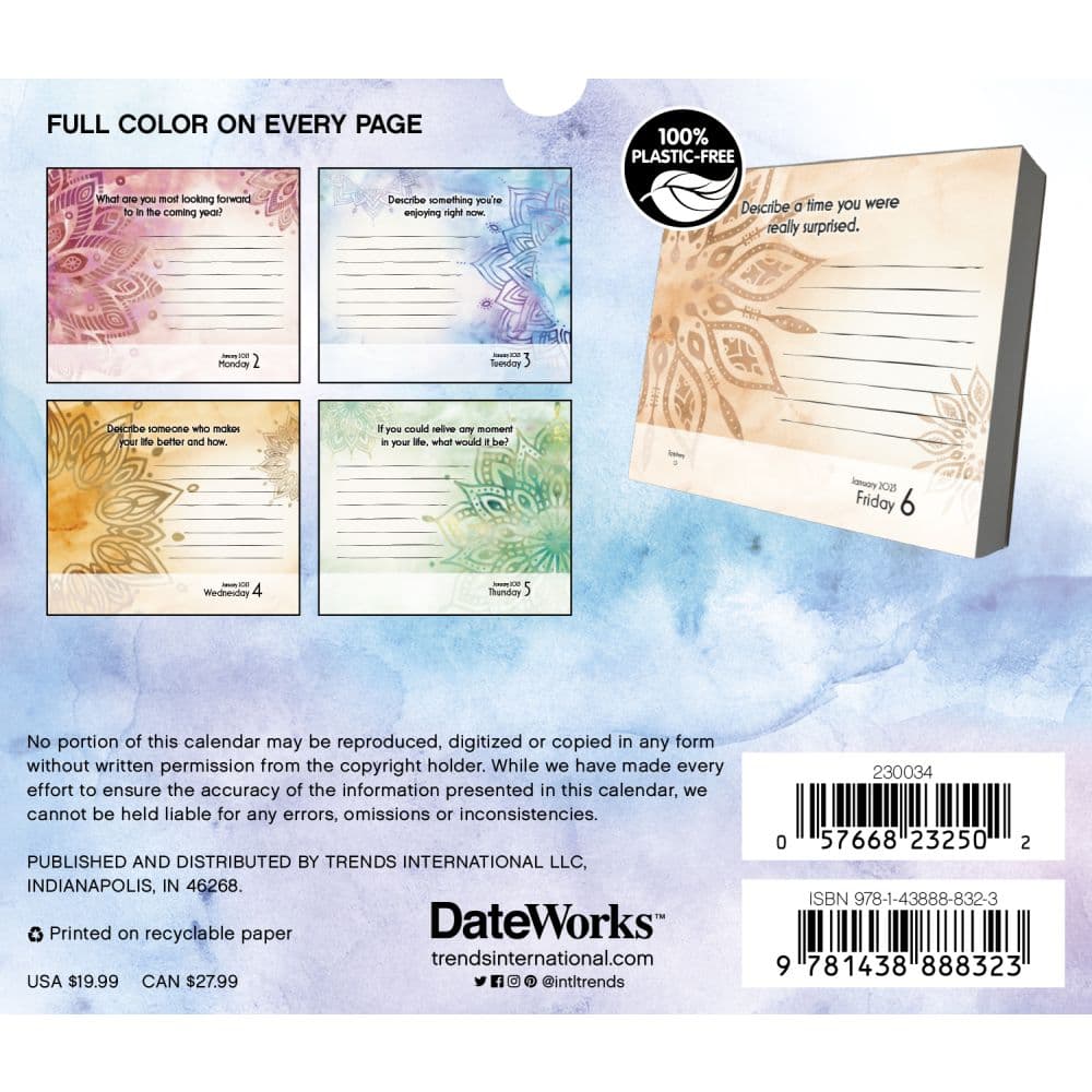 Daily Gratitude 2023 Desk Calendar - Calendars.com