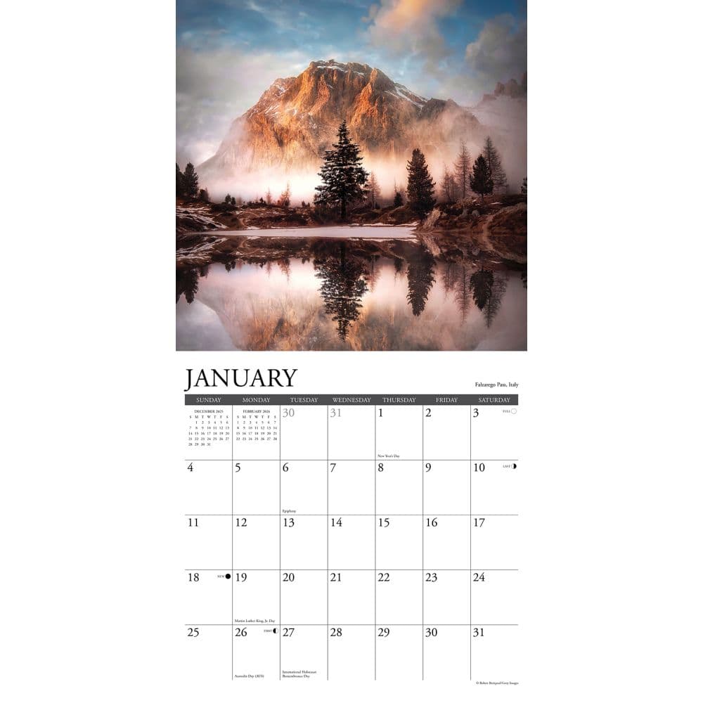 Mountain View 2026 Wall Calendar Second Alternate Image
