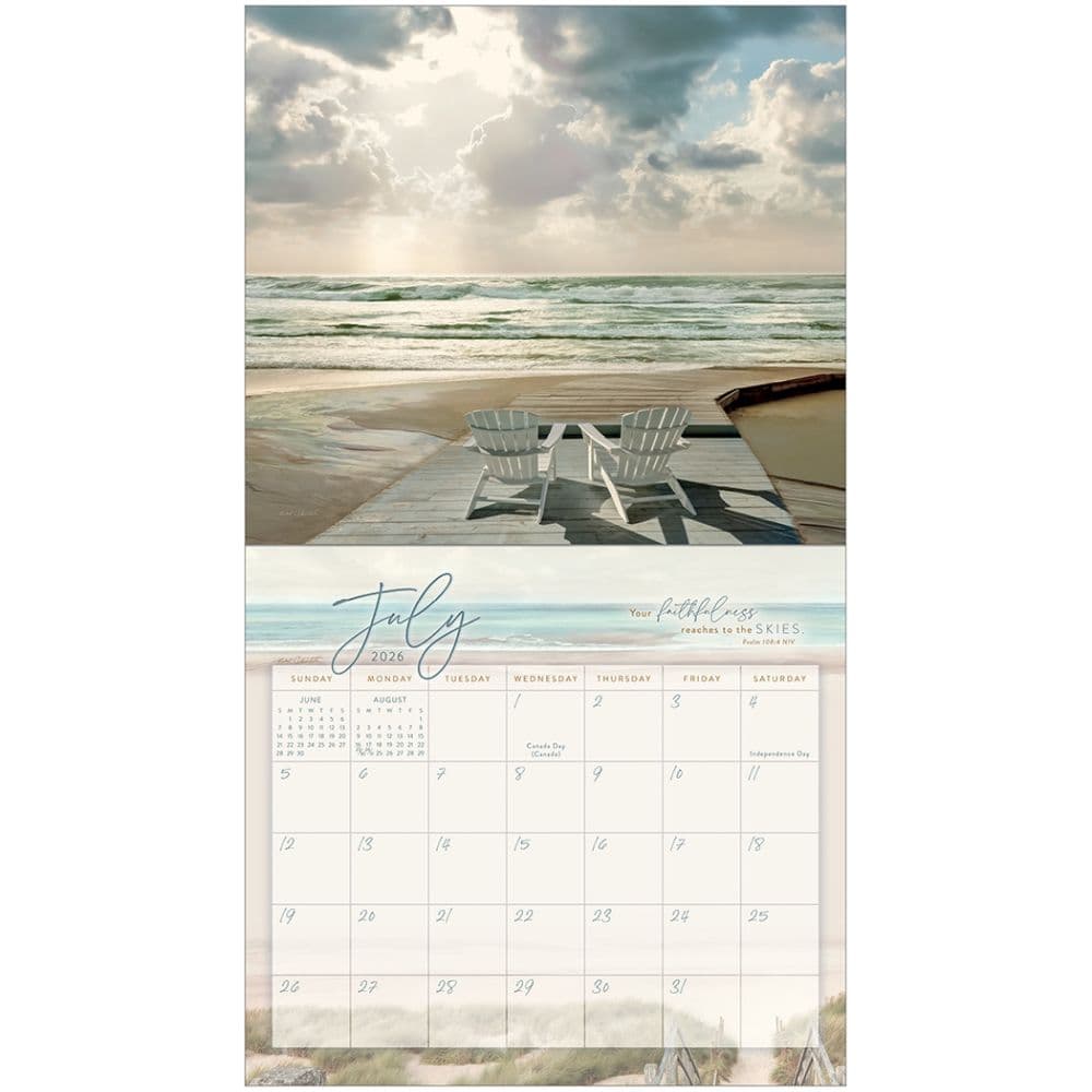 Seaside Serenity by Mike Calascibetta 2026 Wall Calendar Second Alternate Image