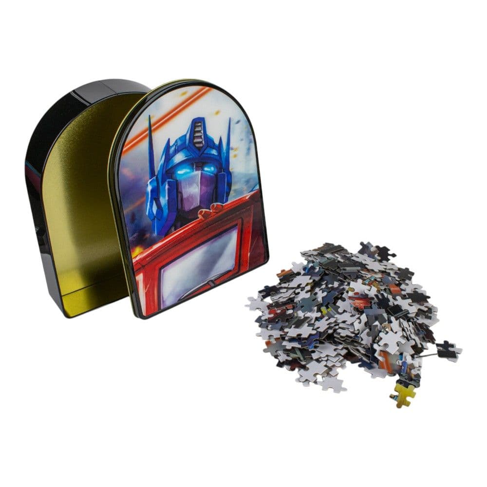 Optimus Prime 500 Piece Puzzle in Tin Fourth Alternate Image