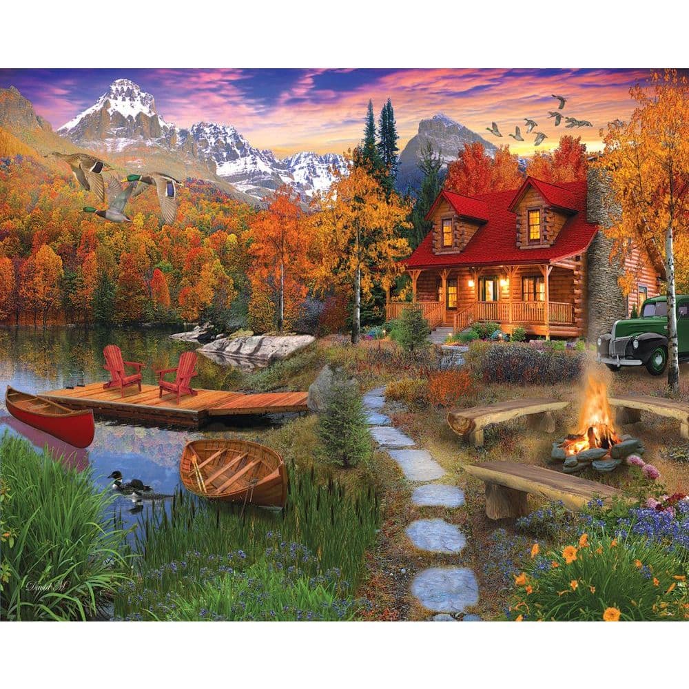 Cozy Cabin 1000pc Puzzle Main Image