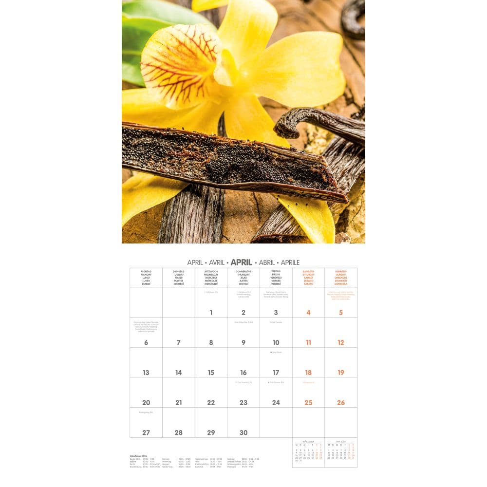 Food and Spices 2026 Wall Calendar Third Alternate Image