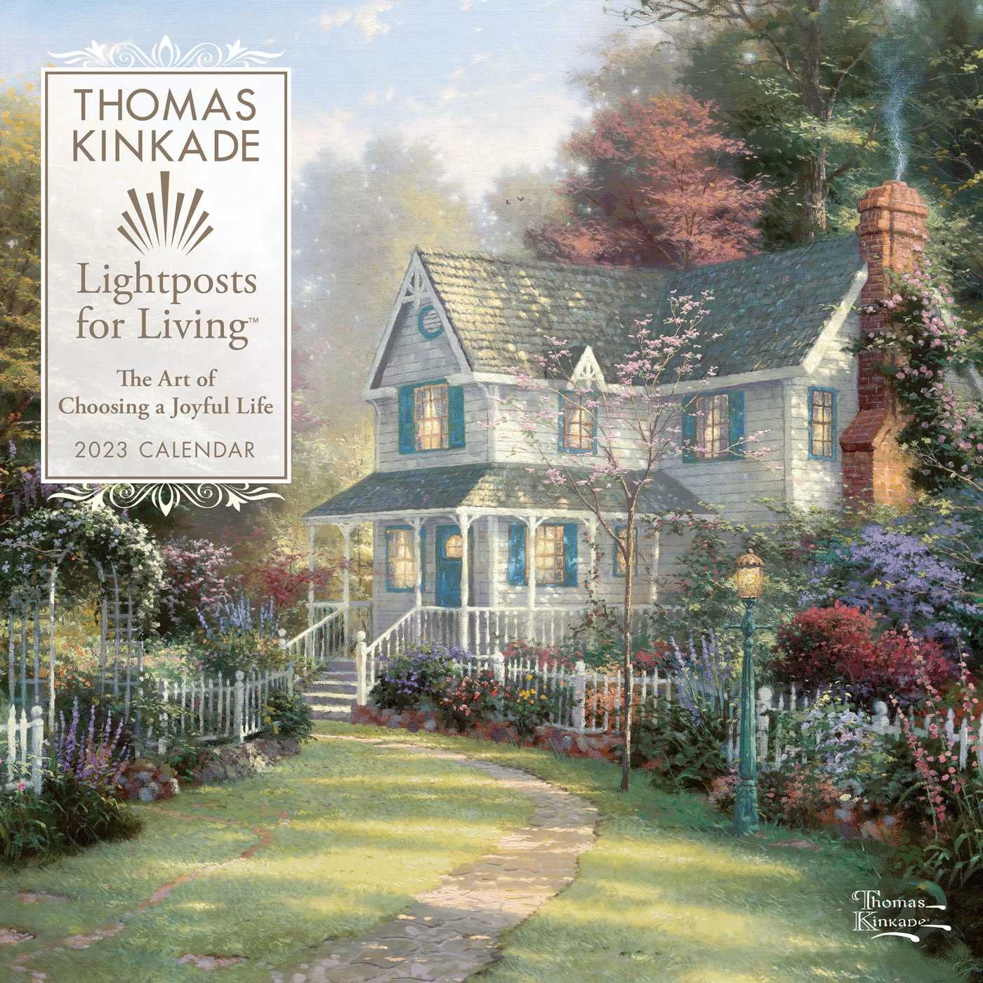 Kinkade Lightposts For Living 2023 Wall Calendars