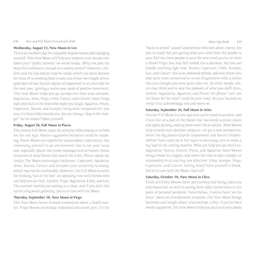 Moon Sign Book 2026 Planner Fifth Alternate Image